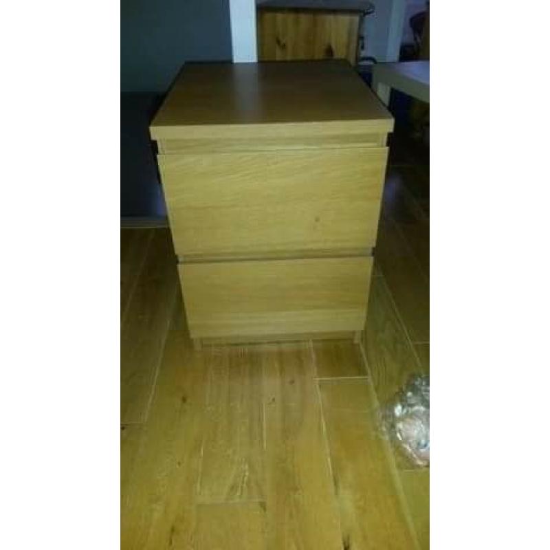 bedside table malm