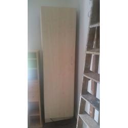 Single wardrobe light coloured
