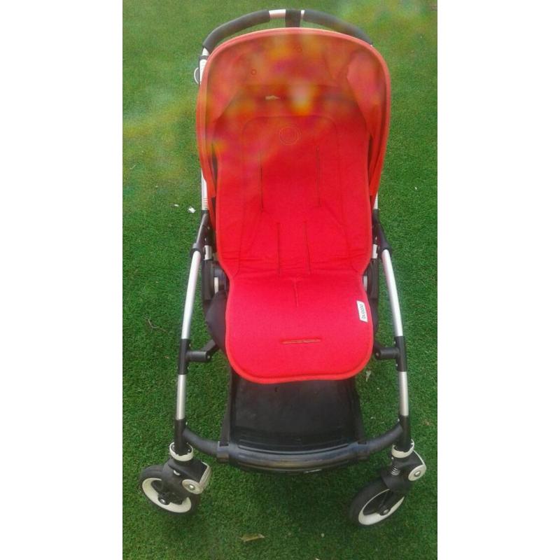 Bugaboo Bee push chair in red
