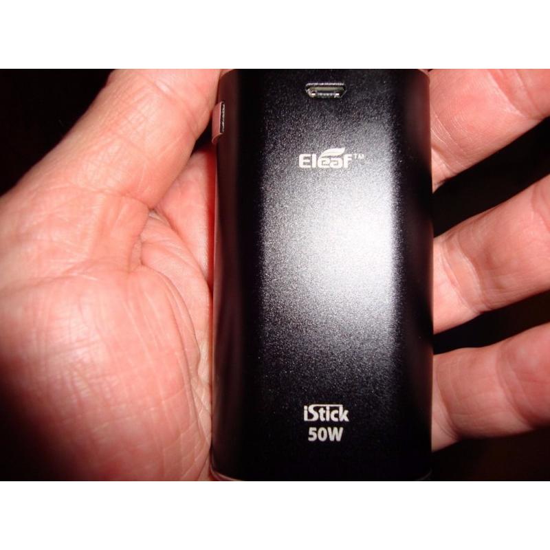 istick 50w with an iclear 30s tank both boxed view collect conwy north wales