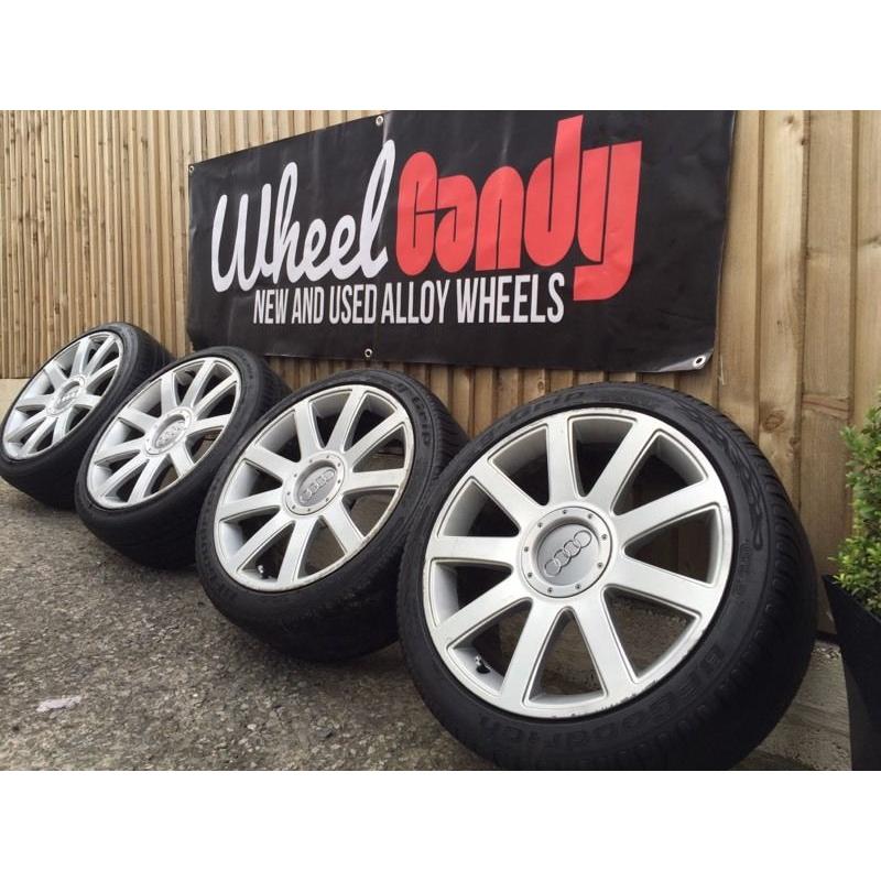 18" genuine Audi TT / A3 RS s-line alloy wheels and tyres 5x100