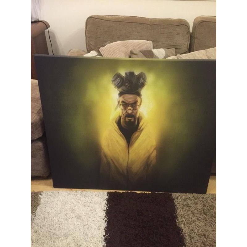 REDUCED FOR QUICK SALE - Breaking Bad Canvass