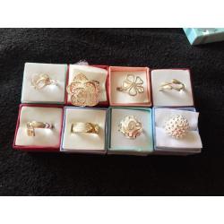 Sterling silver rings