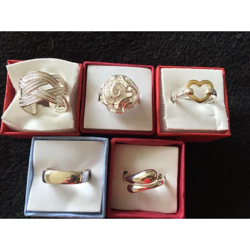 Sterling silver rings
