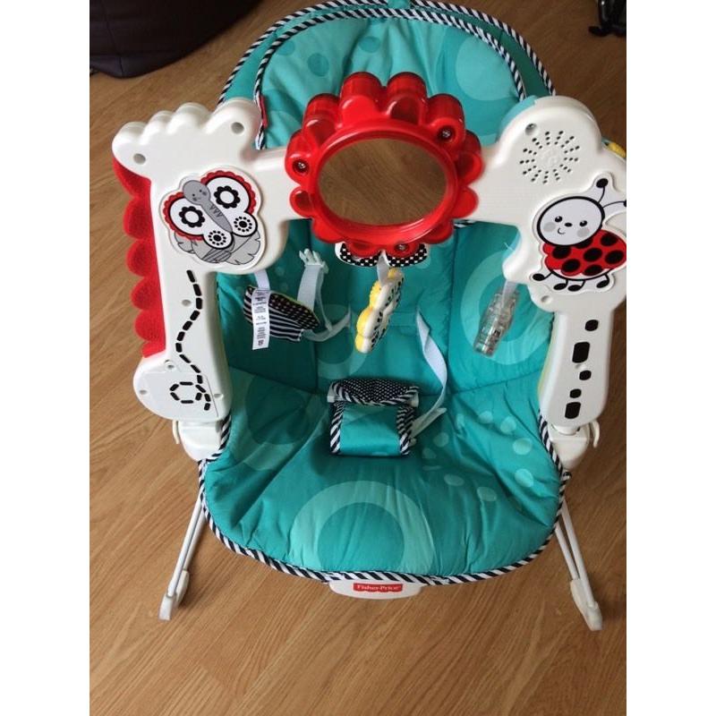 Fisher Price 2 in 1 sensory stages bouncer