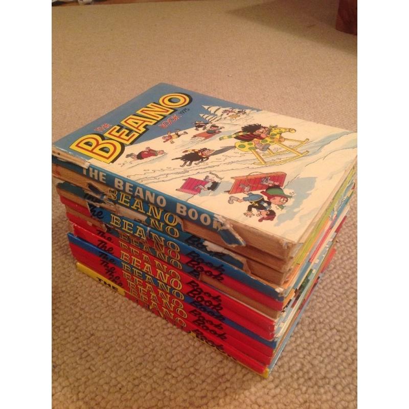13 Beano annuals (1975 - 1998)