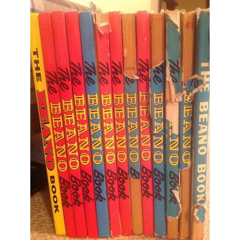 13 Beano annuals (1975 - 1998)