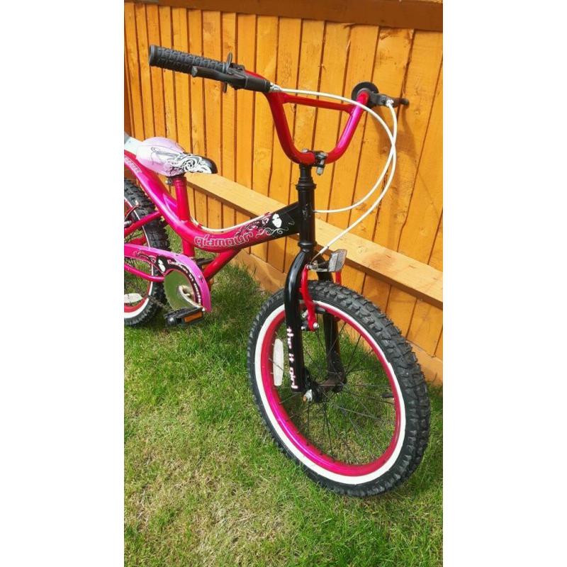 18" wheel girls bike - great style