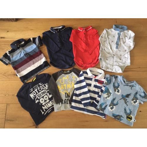 8 X boys tops 12-18m