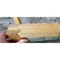 4 pine window frames
