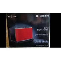 Hotpoint Digital toaster RED