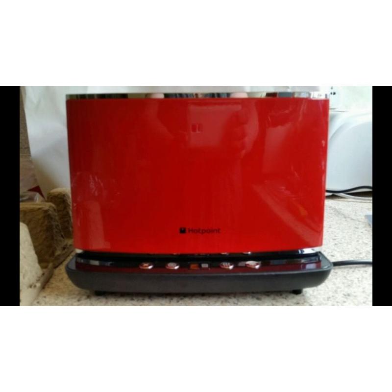 Hotpoint Digital toaster RED
