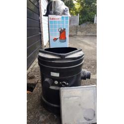 Salmson sump pump with wilo tank
