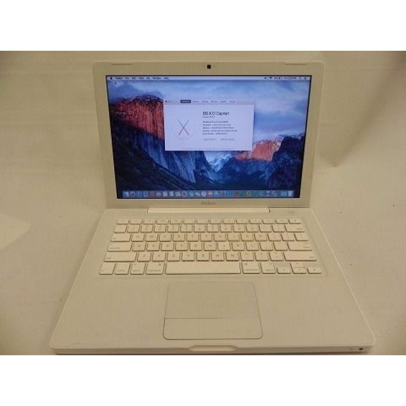 Macbook 2009 White Apple laptop on latest EL Capitan 10.11 OS
