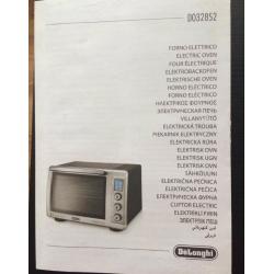 MINI OVEN "De Longhi Sfornatutto MAXI" - Perfect Conditions!