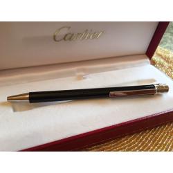 Cartier black ink ball point pen