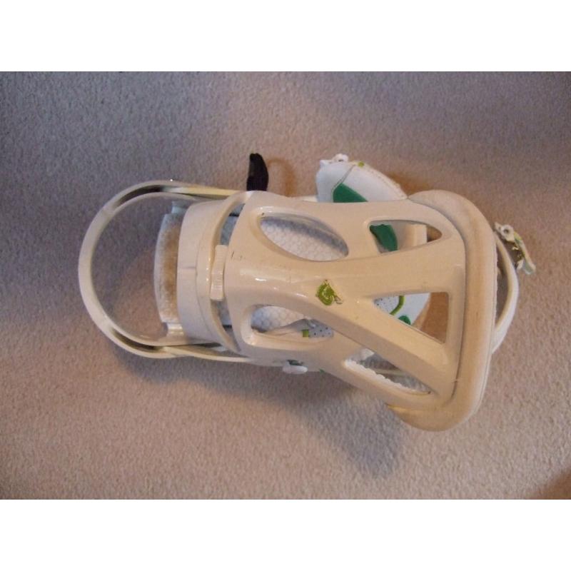 Burton Cartel snowboard bindings, cap-strap. size medium