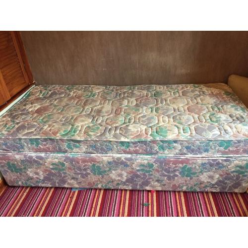 Silentnight single bed and mattress