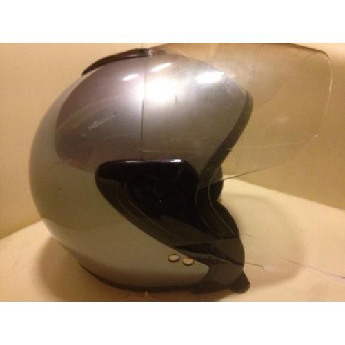 Open faced helmet