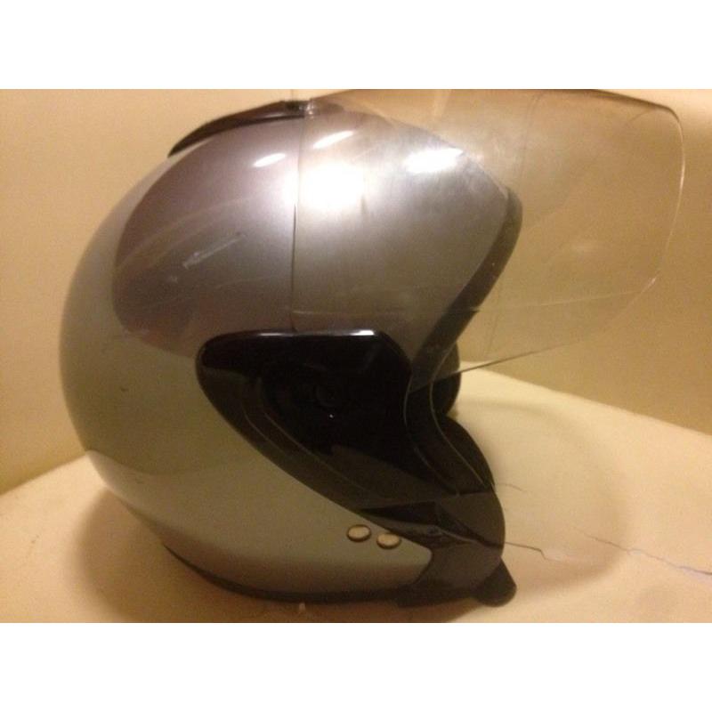 Open faced helmet