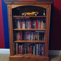 Solid pine bookcase