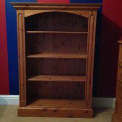 Solid pine bookcase