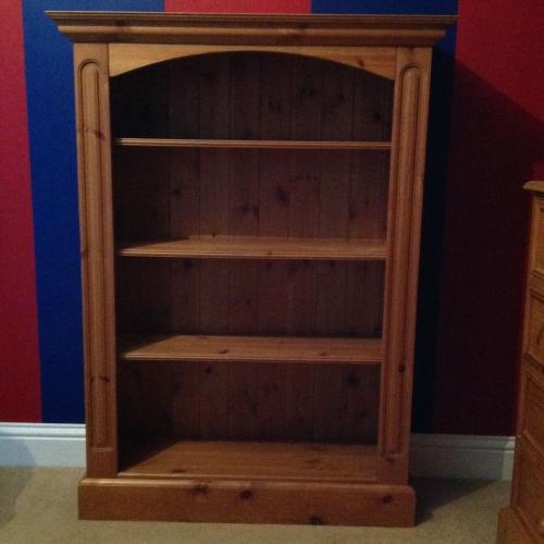 Solid pine bookcase
