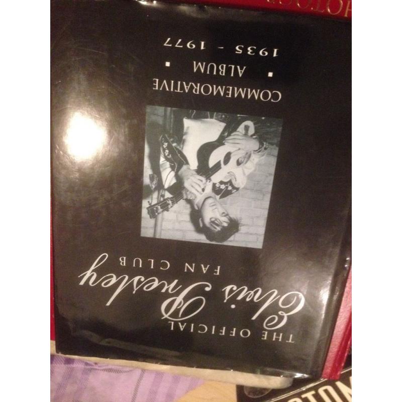 Three great Elvis Presley books mint