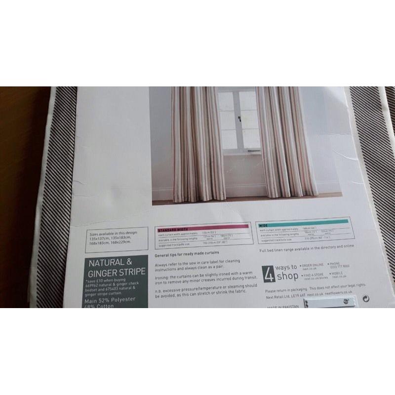 Brand new next curtains