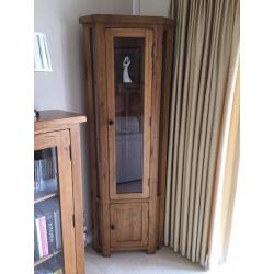Solid Oak Corner Unit