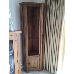 Solid Oak Corner Unit
