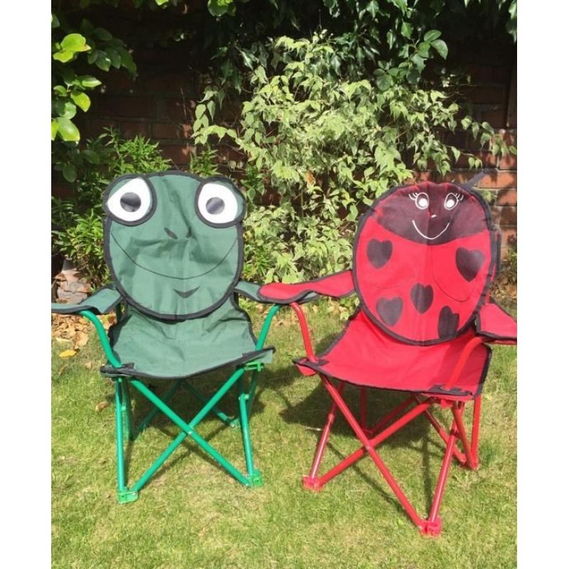 Kids' folding camping chairs