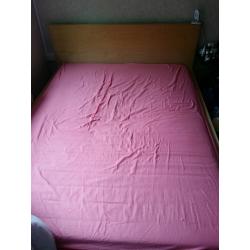 Double Bed - Excellent Condition. light brown