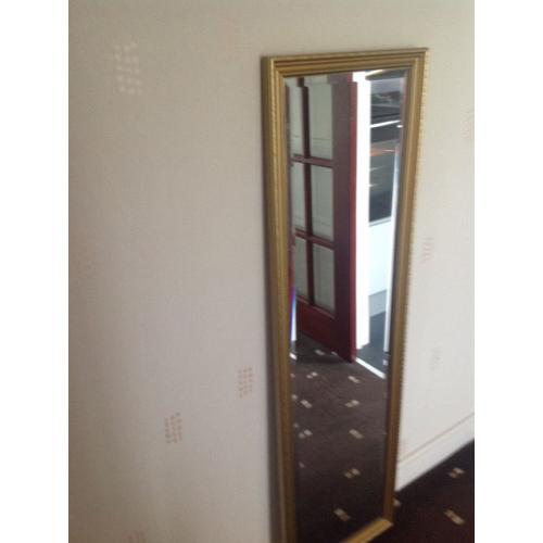 Gold Ornate framed mirror