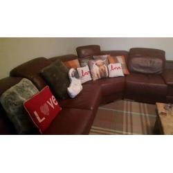 Quality leather sofa