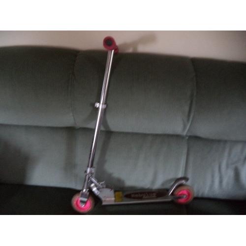 Pink Folding Scooter 8+