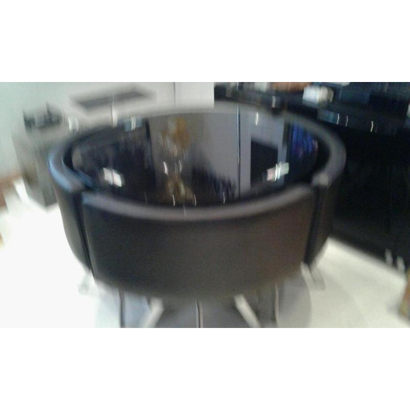 Glass table and 4 chairs