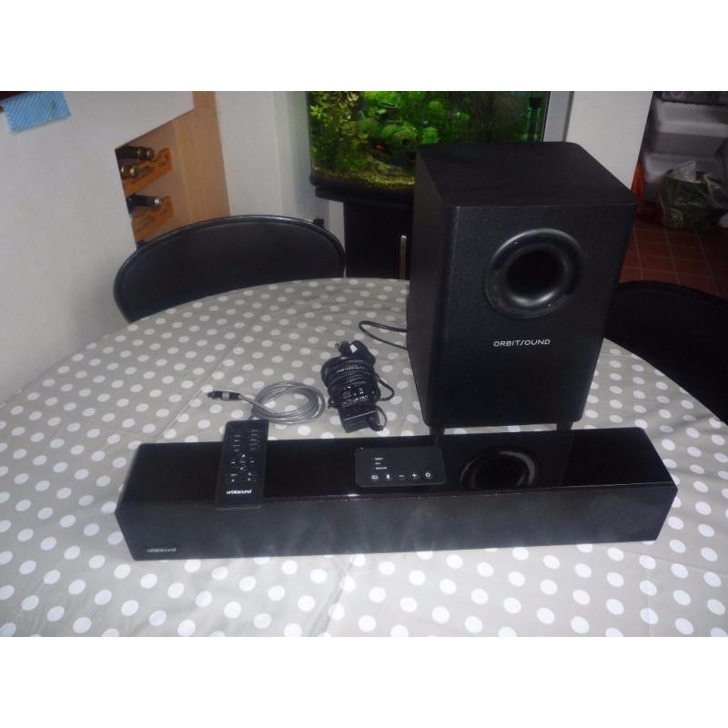 Orbitsound M9 Soundbar (NOT the lesser spec M9LX)and Wireless Subwoofer - Ex. Condition - NEW PRICE