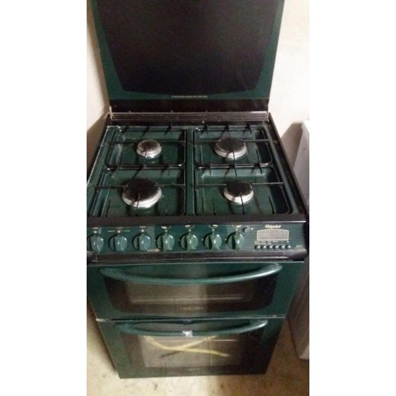 Hotpoint gas and electric cooker and oven