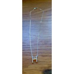 Sterling Silver H Necklace