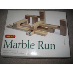 Wooden Marble Run
