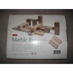 Wooden Marble Run