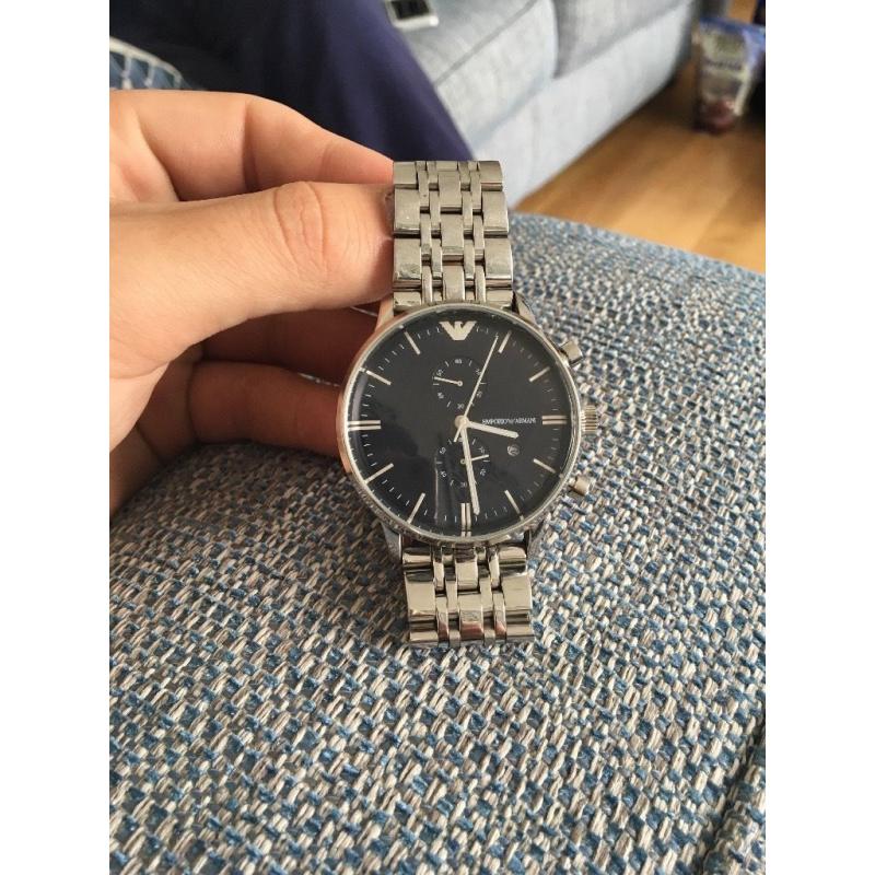 Emporio Armani stainless steel watch