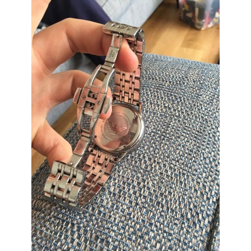 Emporio Armani stainless steel watch