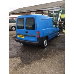 2004 Vauxhall combo diesel van in vgcondition drives very well ready for work in rare sky blue