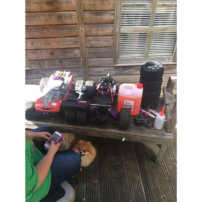 Hpi savage X 4.6 big block nitro rc car
