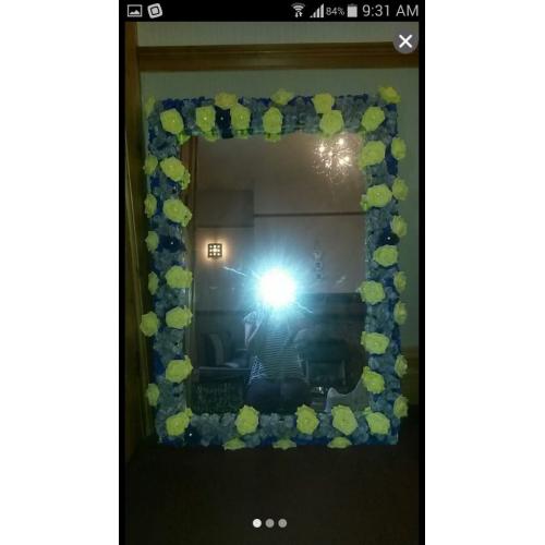 Large decorative mirror