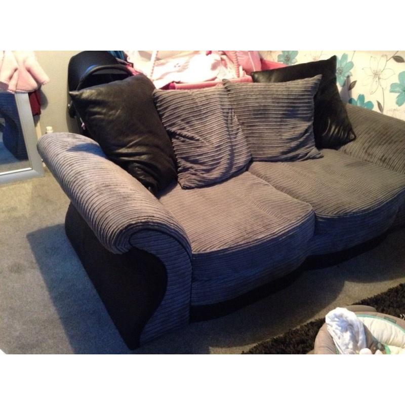 Two and three seater settee