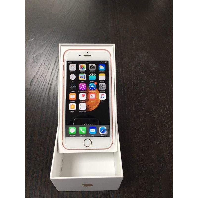 Apple iPhone 6s Rose Gold ,mint A+ condition like new 128gb storage