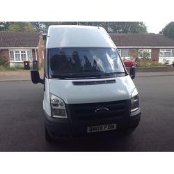 Ford transit lwb high roof 2009/09 1 full years mot